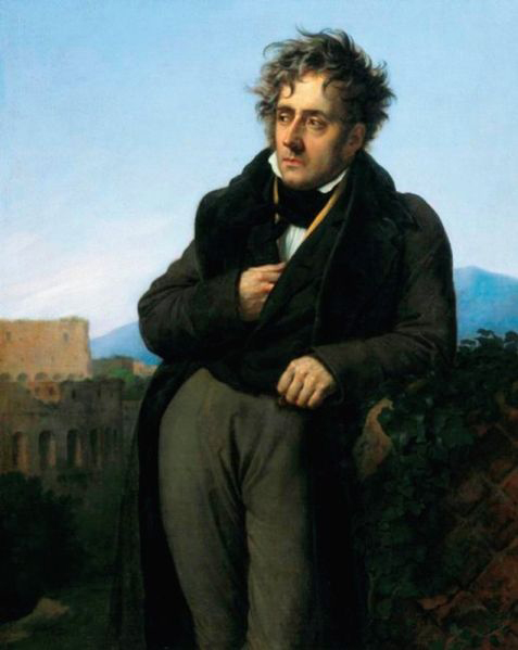 Chateaubriand Meditating on the Ruins of Rome